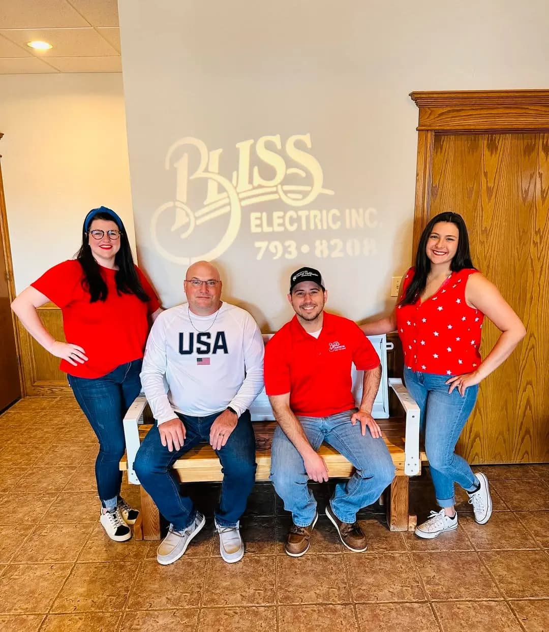 Tadd Bliss, owner of Bliss Electric Inc